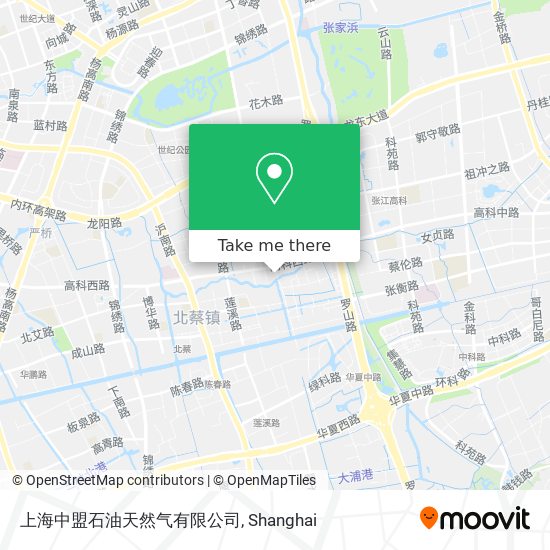上海中盟石油天然气有限公司 map