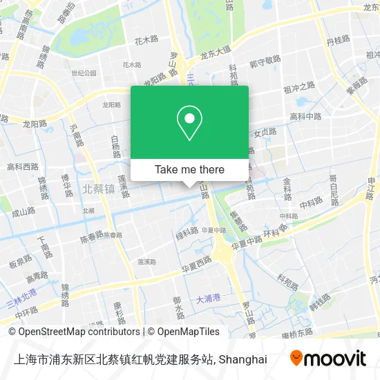 上海市浦东新区北蔡镇红帆党建服务站 map