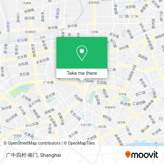 广中四村-南门 map