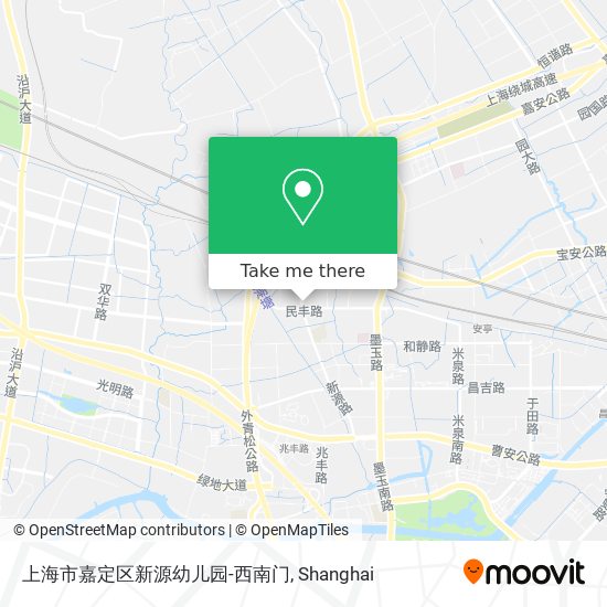 上海市嘉定区新源幼儿园-西南门 map
