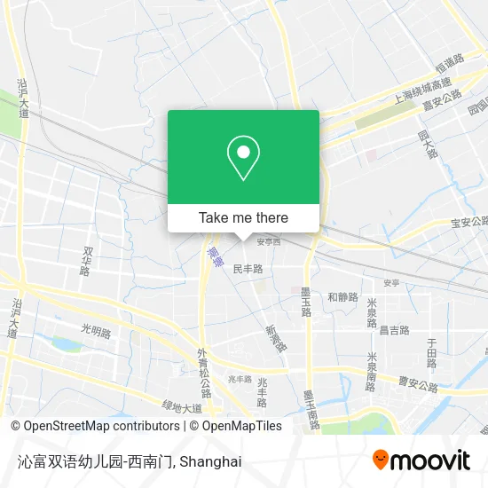 沁富双语幼儿园-西南门 map