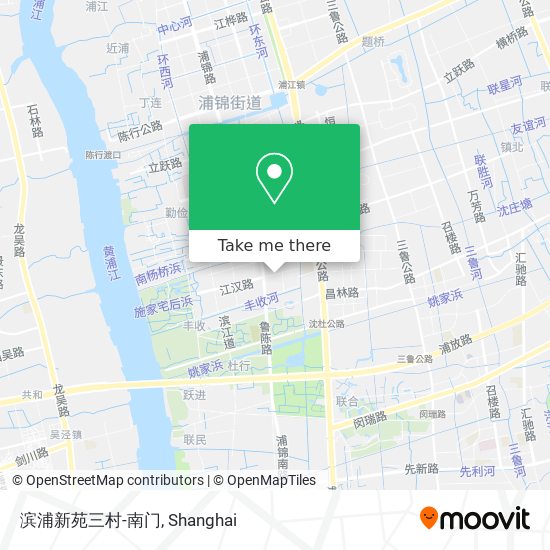 滨浦新苑三村-南门 map
