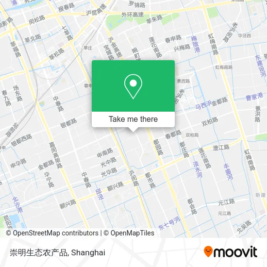 崇明生态农产品 map
