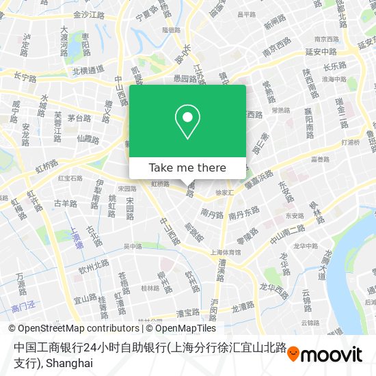 中国工商银行24小时自助银行(上海分行徐汇宜山北路支行) map