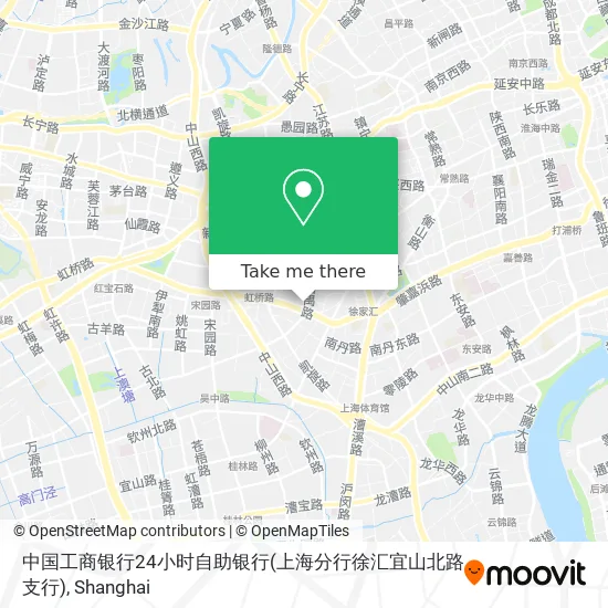 中国工商银行24小时自助银行(上海分行徐汇宜山北路支行) map