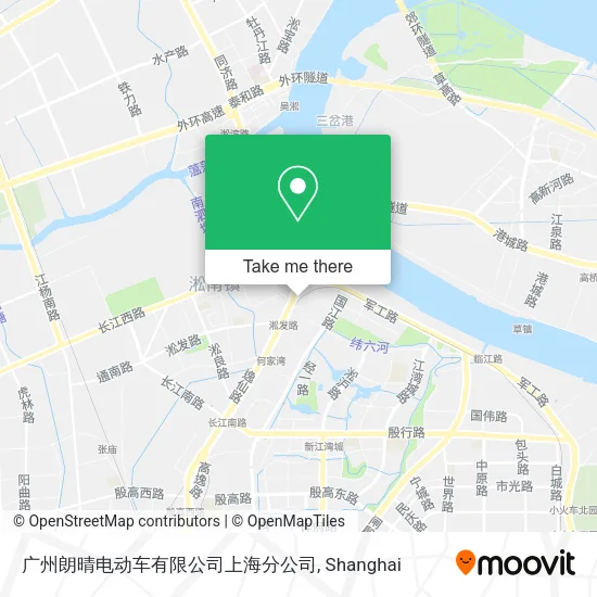 广州朗晴电动车有限公司上海分公司 map