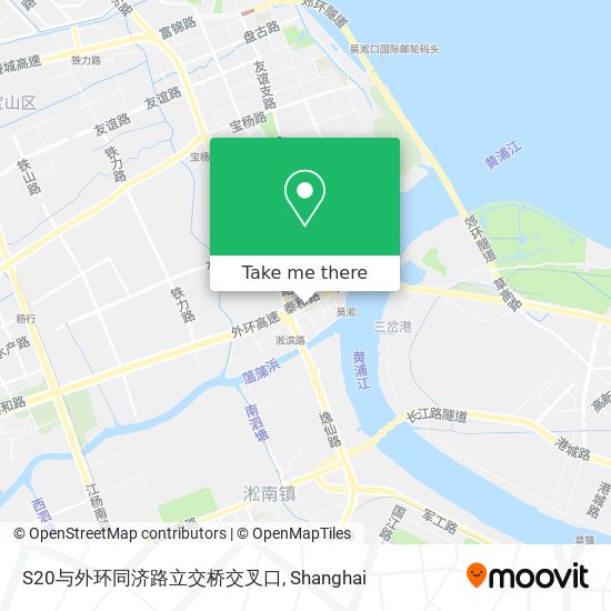 S20与外环同济路立交桥交叉口 map