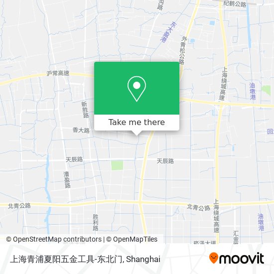 上海青浦夏阳五金工具-东北门 map
