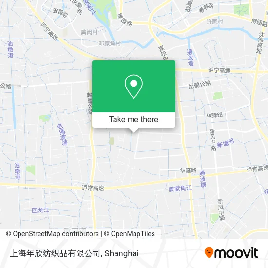 上海年欣纺织品有限公司 map