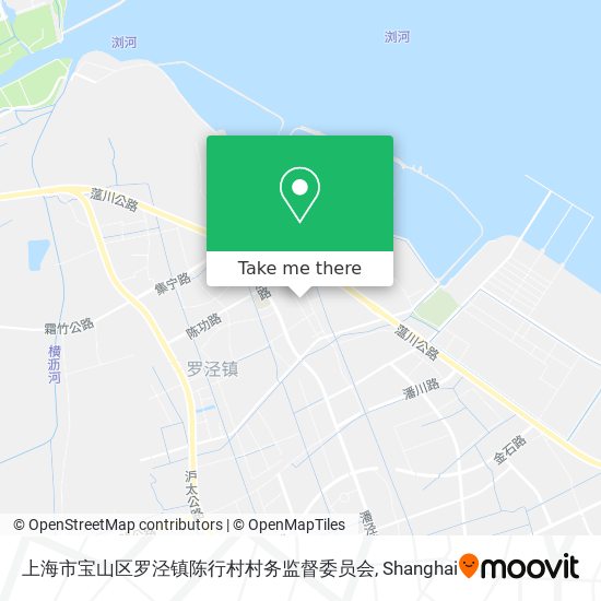 上海市宝山区罗泾镇陈行村村务监督委员会 map