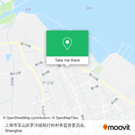 上海市宝山区罗泾镇陈行村村务监督委员会 map