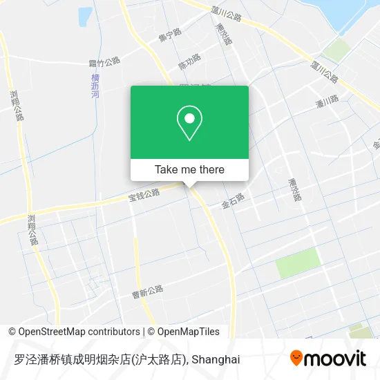 罗泾潘桥镇成明烟杂店(沪太路店) map