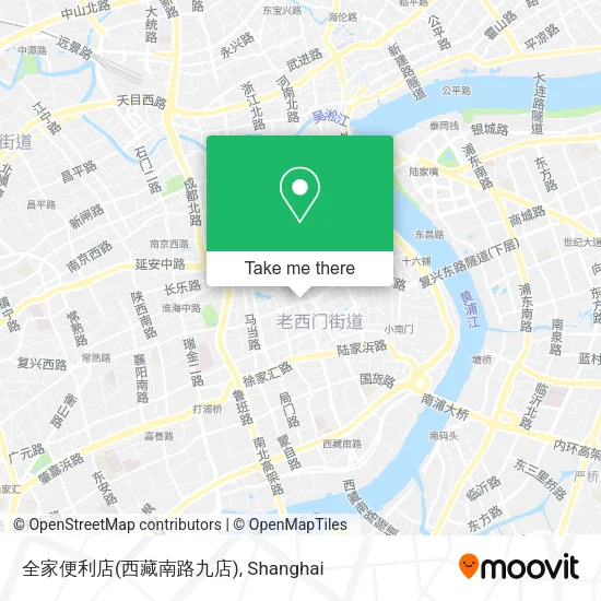 全家便利店(西藏南路九店) map