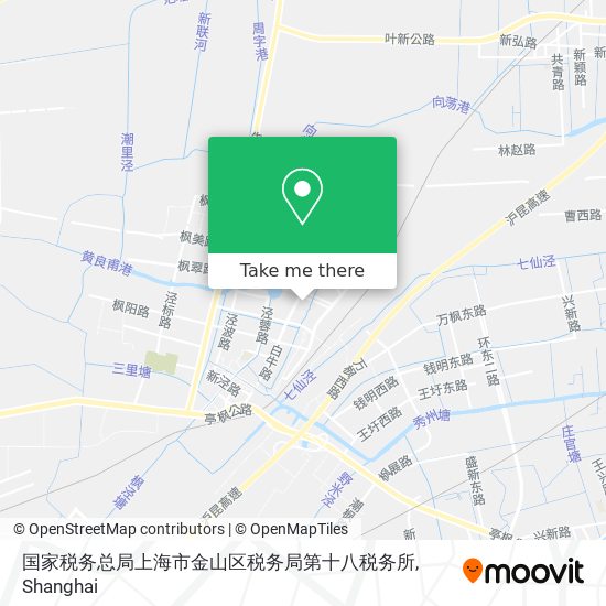 国家税务总局上海市金山区税务局第十八税务所 map