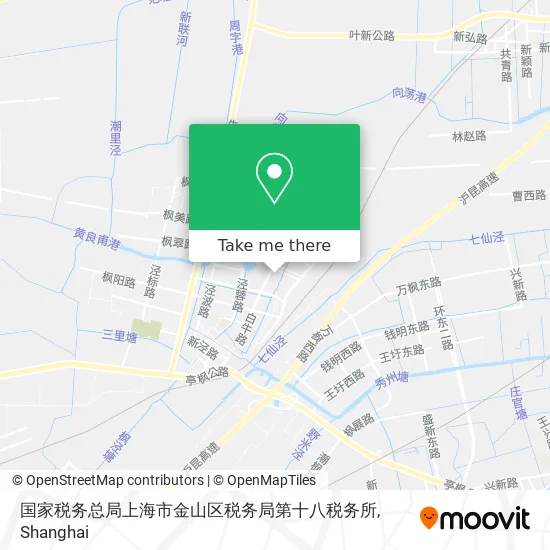 国家税务总局上海市金山区税务局第十八税务所 map