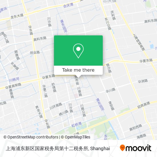 上海浦东新区国家税务局第十二税务所 map