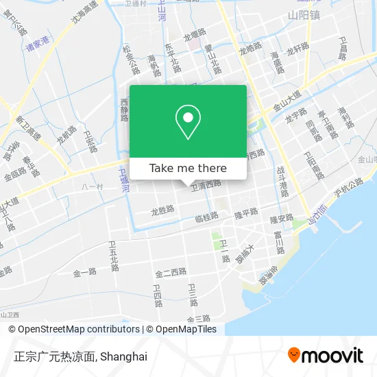 正宗广元热凉面 map