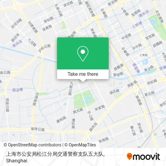 上海市公安局松江分局交通警察支队五大队 map