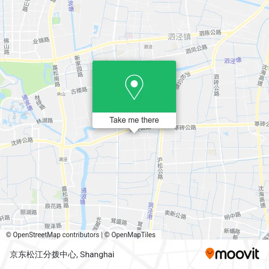 京东松江分拨中心 map