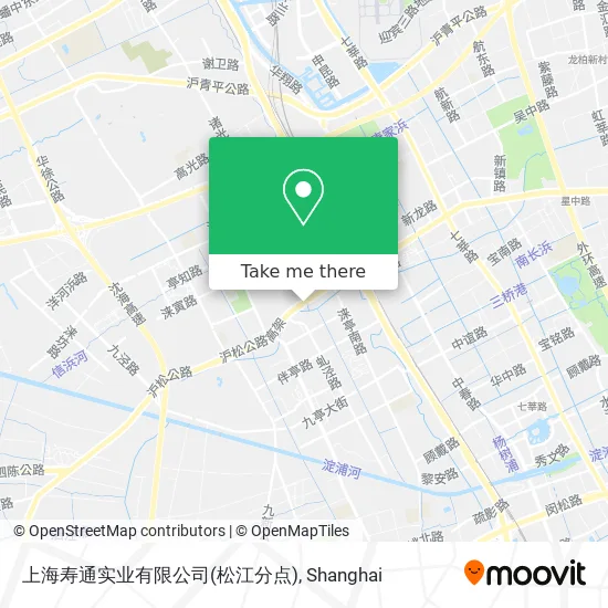 上海寿通实业有限公司(松江分点) map