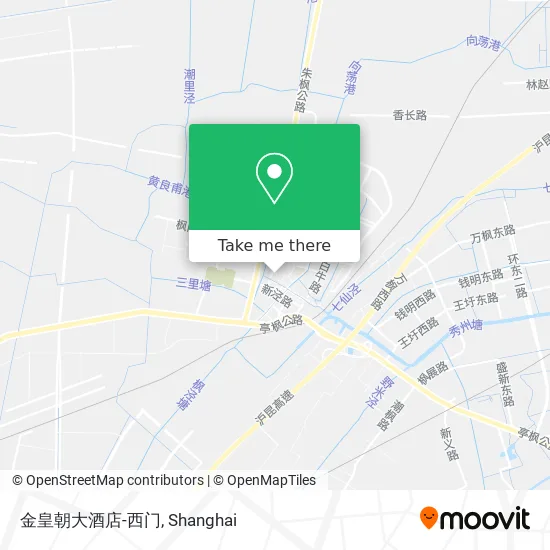 金皇朝大酒店-西门 map