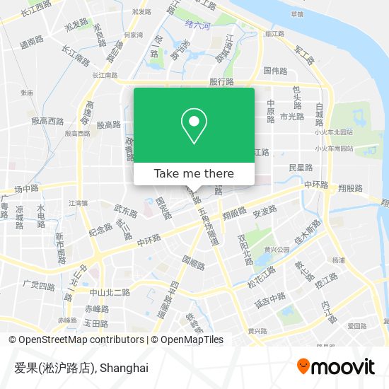 爱果(淞沪路店) map