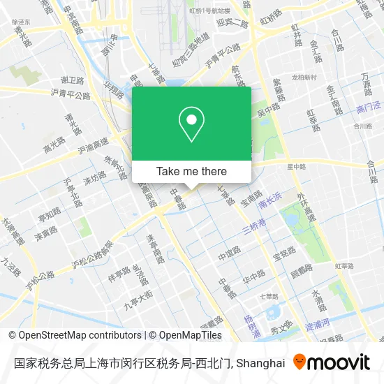 国家税务总局上海市闵行区税务局-西北门 map