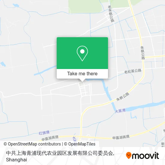 中共上海青浦现代农业园区发展有限公司委员会 map