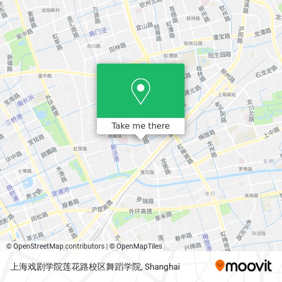 上海戏剧学院莲花路校区舞蹈学院 map