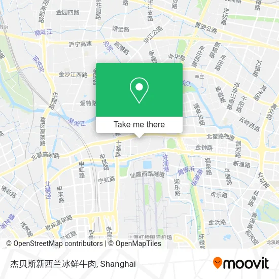 杰贝斯新西兰冰鲜牛肉 map