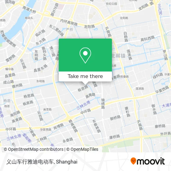义山车行雅迪电动车 map
