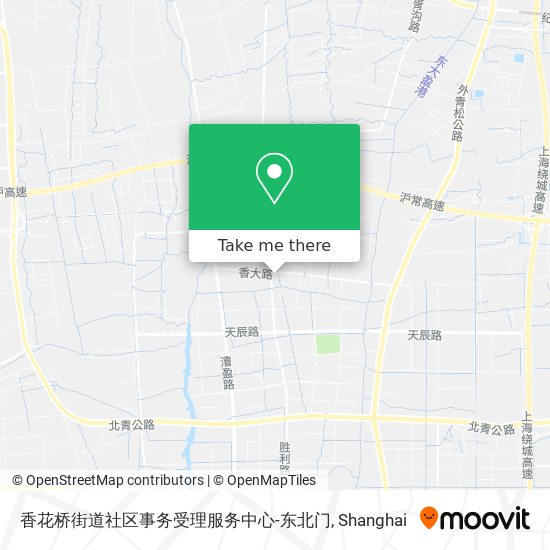 香花桥街道社区事务受理服务中心-东北门 map