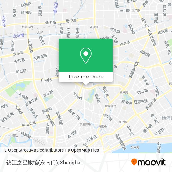 锦江之星旅馆(东南门) map