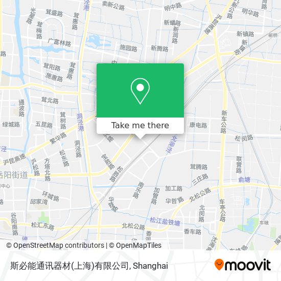 斯必能通讯器材(上海)有限公司 map