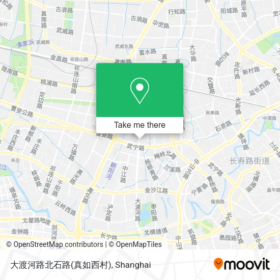 大渡河路北石路(真如西村) map