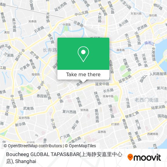 Boucheeg GLOBAL TAPAS&BAR(上海静安嘉里中心店) map