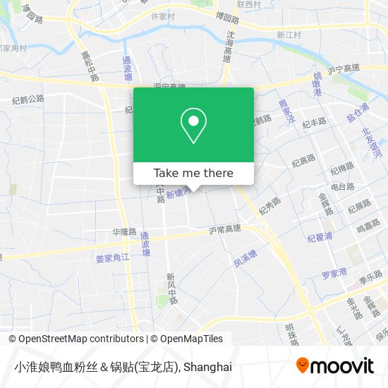 小淮娘鸭血粉丝＆锅贴(宝龙店) map