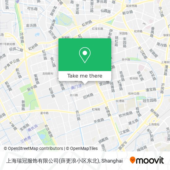 上海瑞冠服饰有限公司(薛更浪小区东北) map