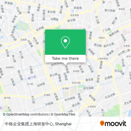 中格企业集团上海研发中心 map