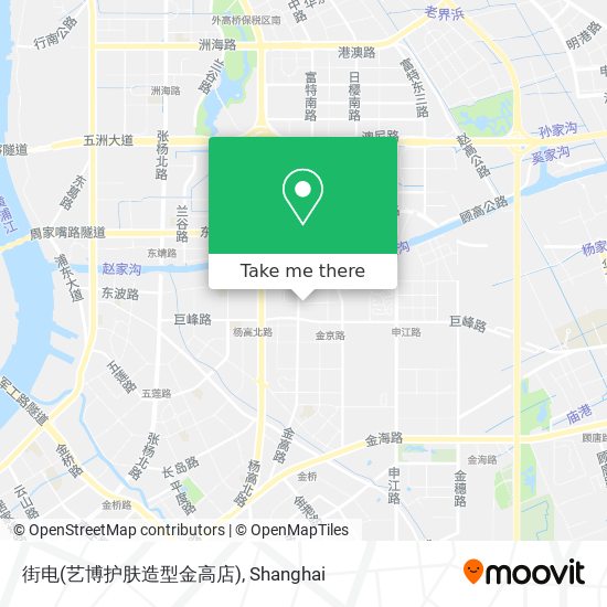 街电(艺博护肤造型金高店) map