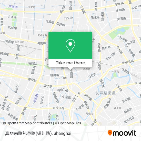 真华南路礼泉路(铜川路) map