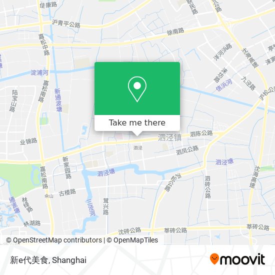 新e代美食 map