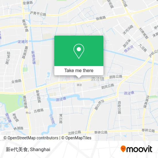 新e代美食 map