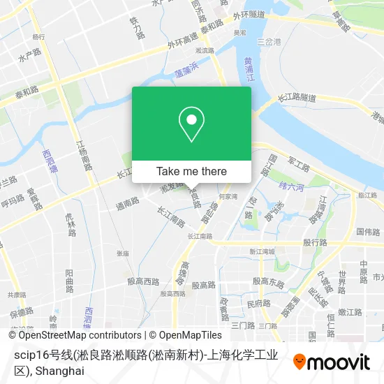 scip16号线(淞良路淞顺路(淞南新村)-上海化学工业区) map