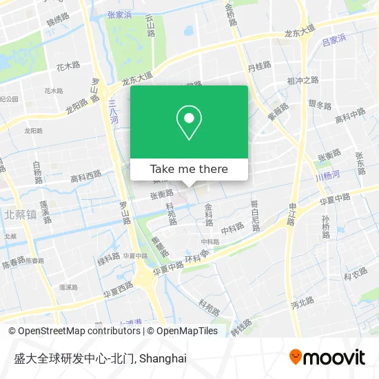 盛大全球研发中心-北门 map