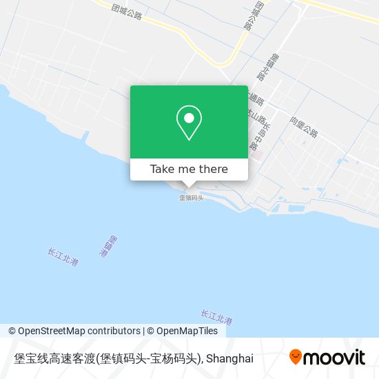堡宝线高速客渡(堡镇码头-宝杨码头) map