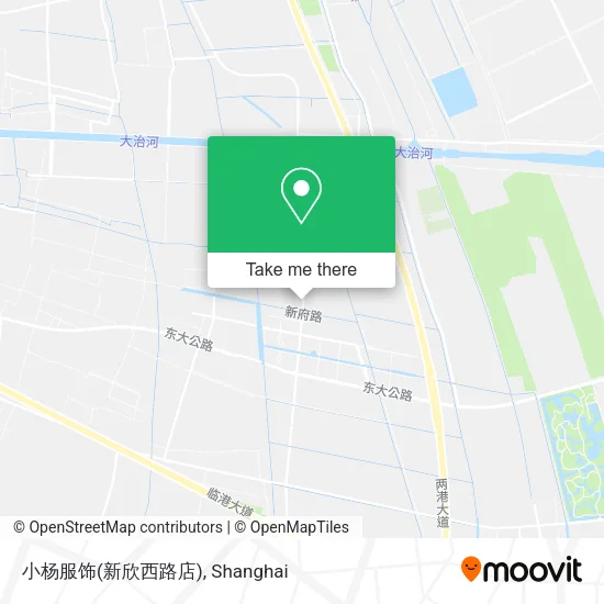 小杨服饰(新欣西路店) map