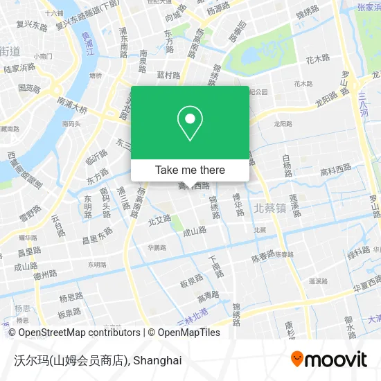 沃尔玛(山姆会员商店) map