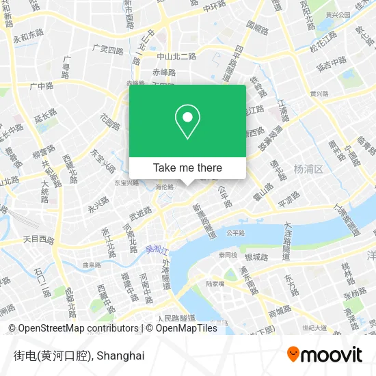 街电(黄河口腔) map
