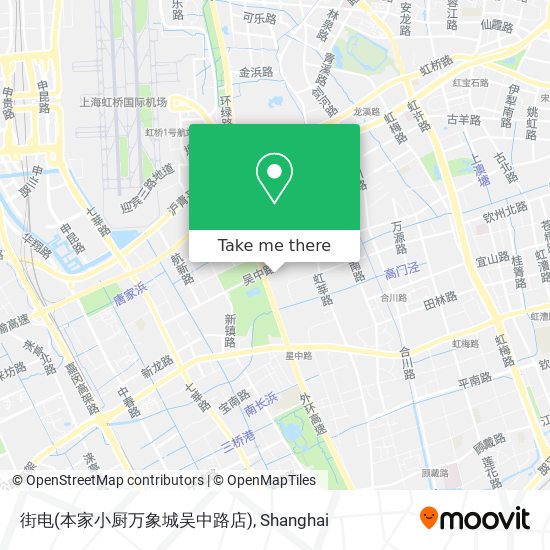 街电(本家小厨万象城吴中路店) map